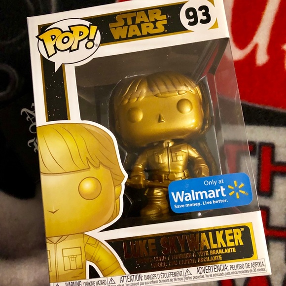 gold luke skywalker funko pop